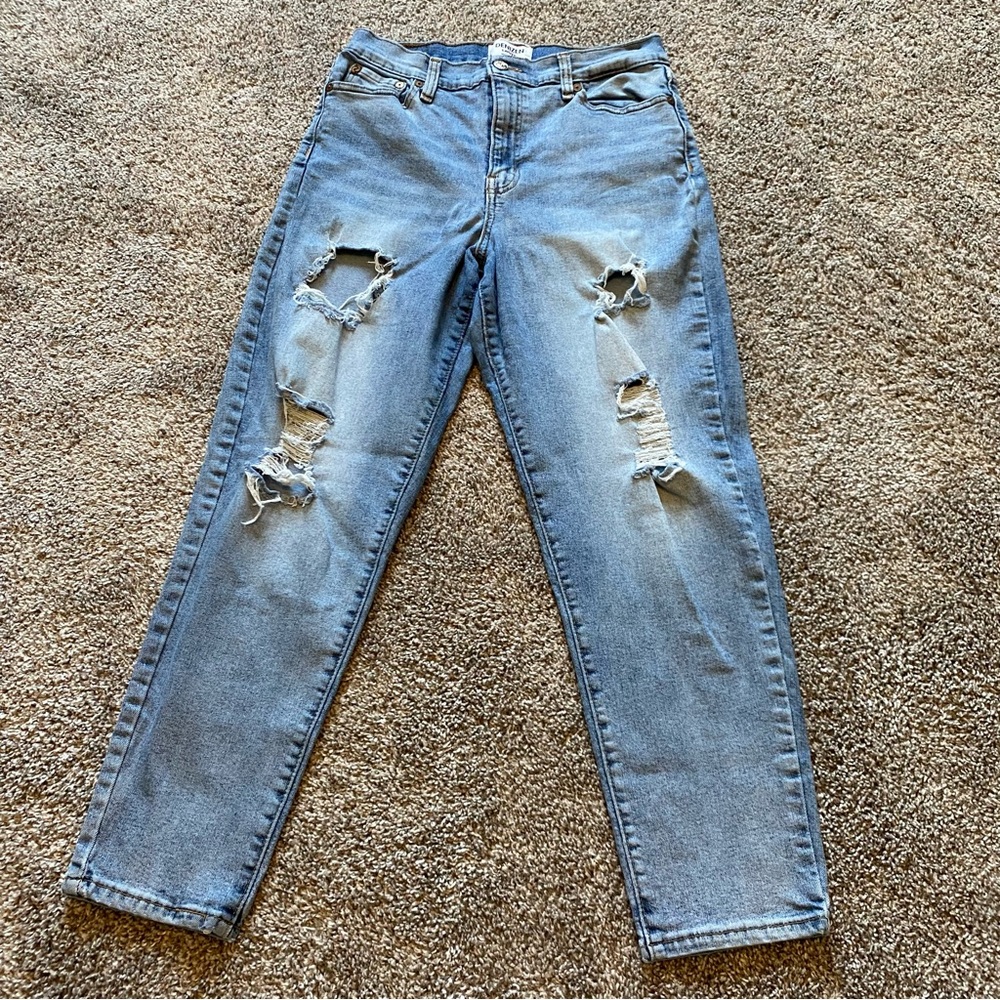 Denizen from Levi's Light Blue Distressed Mom Jeans